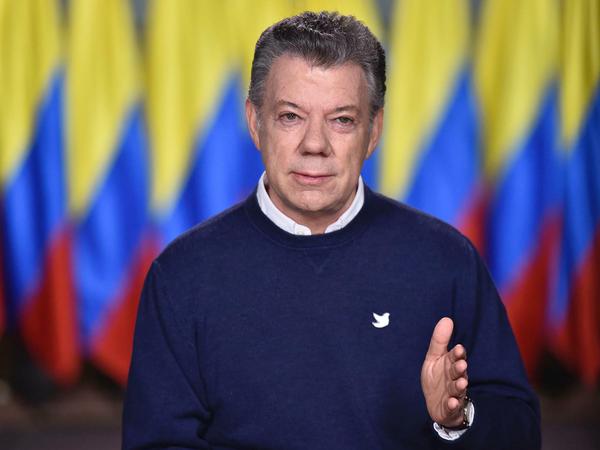 Der kolumbianische Staatschef Juan Manuel Santos hat mit großen Problemen zu kämpfen.
