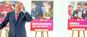 SPD-Kanzlerkandidat Peer Steinbrück - rot, violett oder was nun?. 