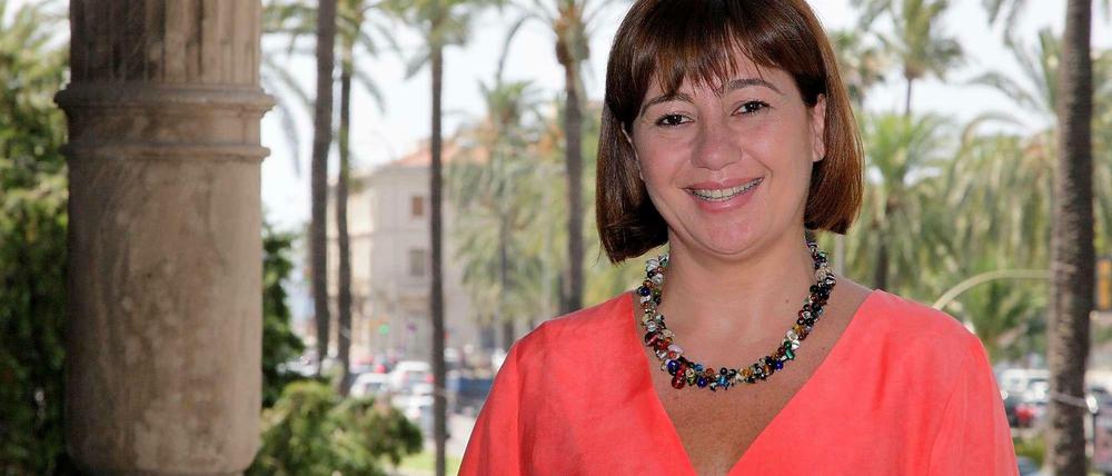 Die sozialdemokratische Regierungschefin der Balearen-Inseln, Francina Armengol. Geboren wurde sie in Inca auf Mallorca.