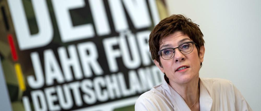 Verteidigungsministerin Annegret Kramp-Karrenbauer (CDU). 