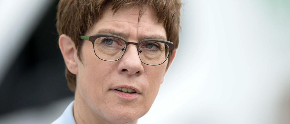 Verteidigungsministerin Annegret Kramp-Karrenbauer (CDU).