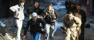 Kriegsfotografen in Aleppo. Syrien ist das tödlichste Land für Journalisten. 