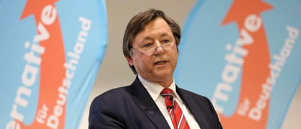 Spitzenkandidat der Hamburger AfD, Jörn Kruse.