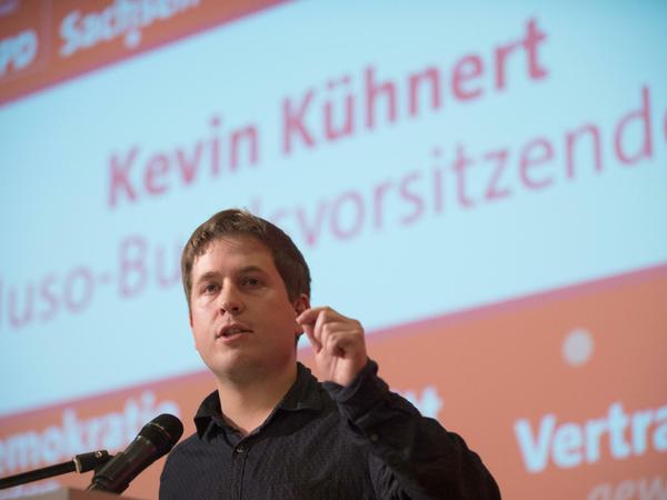 Der Bundesvorsitzende der Jusos, Kevin Kühnert, wiederholte in Wernigerode sein Nein zur großen Koalition. 