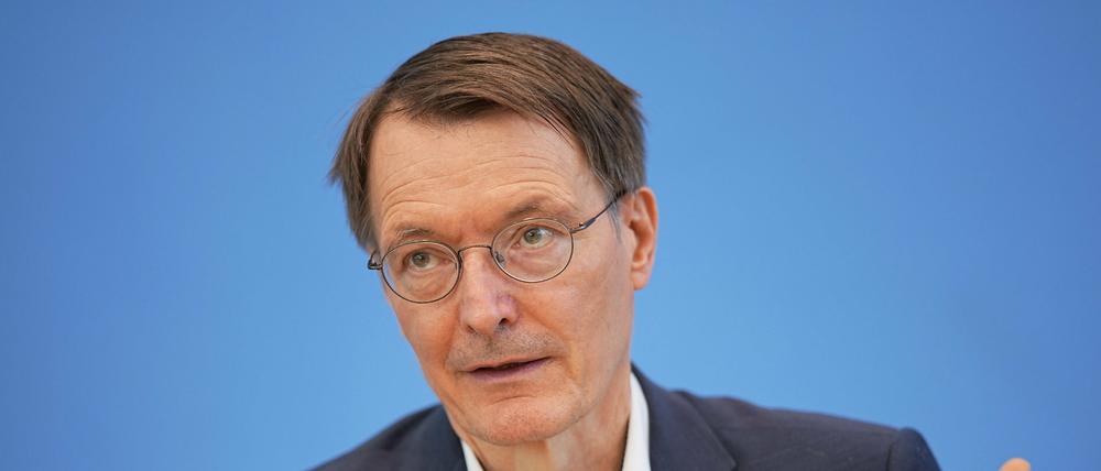Karl Lauterbach (SPD), Bundesminister für Gesundheit (am 17. Juni 2022 in Berlin) 