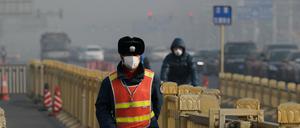 Dichter Smog in Peking (Archivbild) 