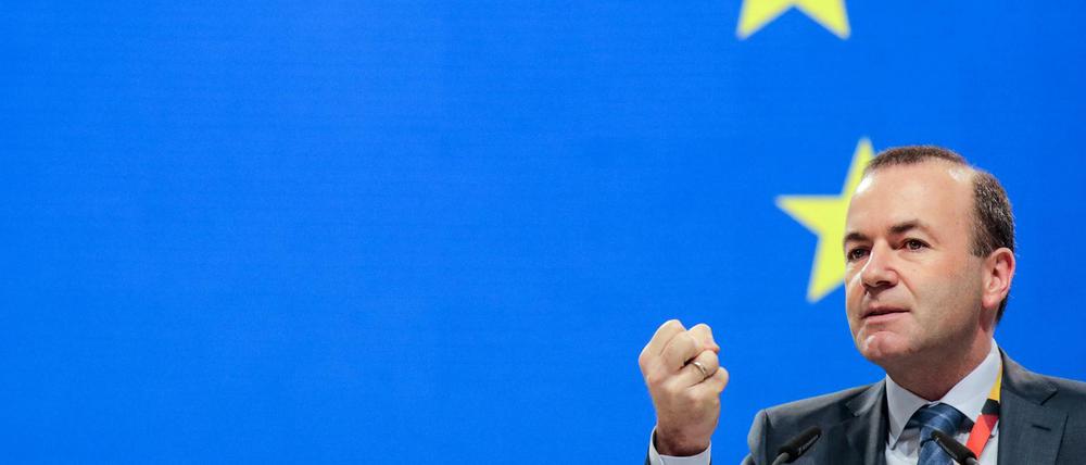 Der CSU-Europapolitiker und Fraktionschef der Europäischen Volkspartei, Manfred Weber, fordert klare Ansagen des britischen Parlaments.