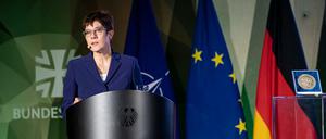 Mischt die deutsche Debatte über internationale Verantwortung auf: Annegret Kramp-Karrenbauer, Verteidigungsministerin und CDU-Chefin.
