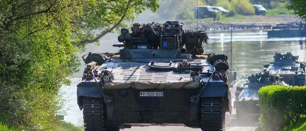 Griechenland soll aus Deutschland Schützenpanzer des Typs Marder erhalten.
