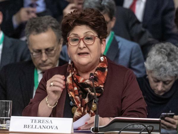 Die Landwirtschaftsministerin Teresa Bellanova.