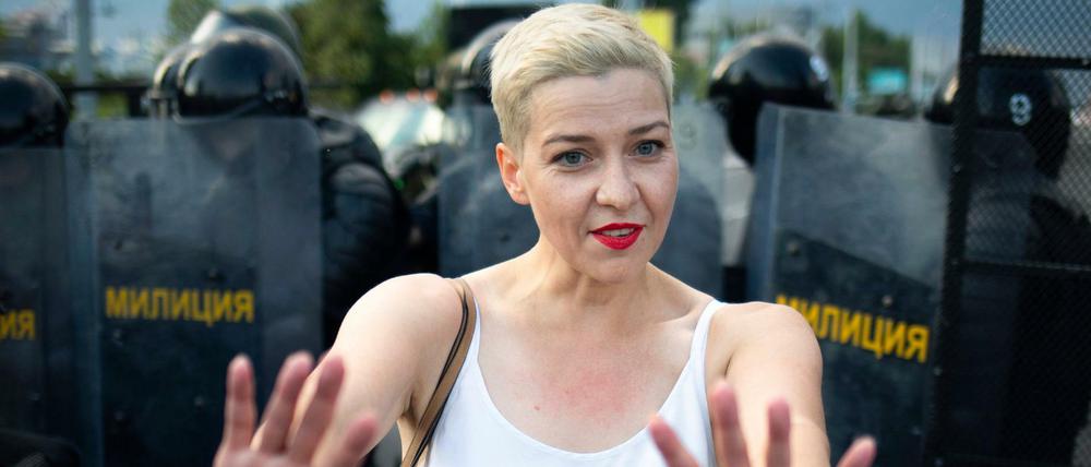Maria Kolesnikowa, eine der Oppositionsführerinnen von Belarus, ist verschleppt worden. 