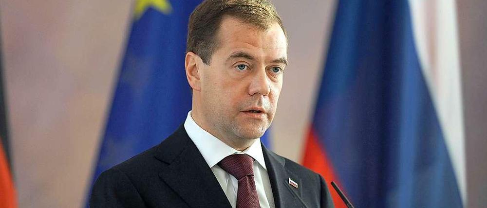 Russlands Premier Dmitri Medwedew wurde Opfer von Hackern.