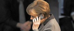 Das Handy von Kanzlerin Angela Merkel wurde von der NSA abgehört. Das bleibt juristisch offenbar ohne Folgen.