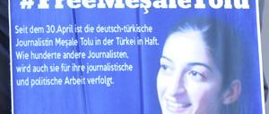 Aufruf zur Freilassung der in der Türkei inhaftierten Mesale Tolu Corlu 