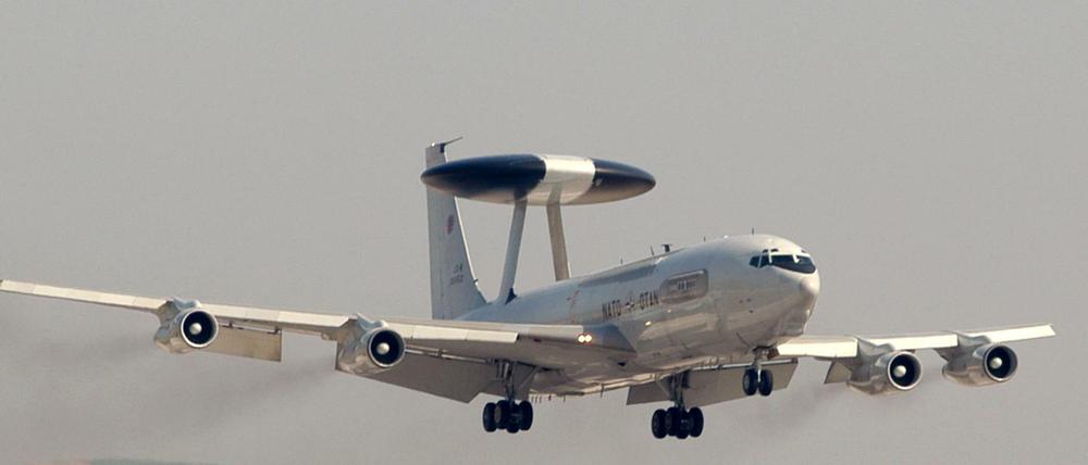 Awacs-Aufklärungsflugzeuge der Nato sind am Anti-IS-Einsatz beteiligt.