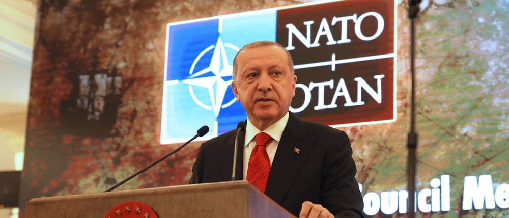 Der türkische Präsident Recep Tayyip Erdogan stellt Forderungen.