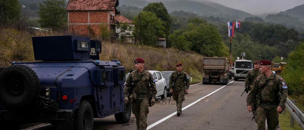 Die Nato hatte ihre Patrouillen im serbisch-kosovarischen Grenzgebiet bereits verstärkt.