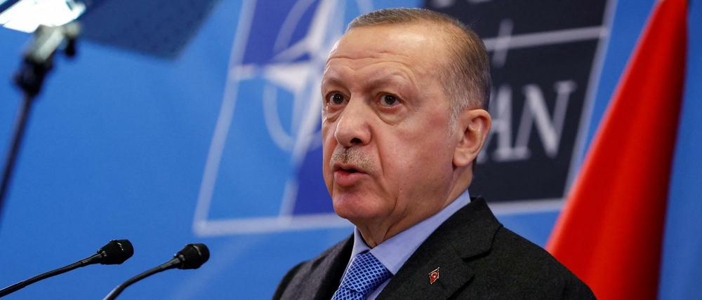 Das Wort des türkischen Präsident Recep Tayyip Erdogan hat wieder Gewicht, nicht nur beim Nato-Treffen in Brüssel.