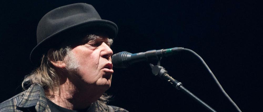 Neil Young bei einem Konzert 2018 