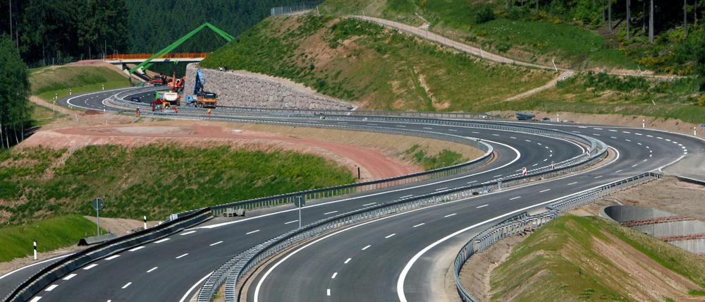 Für den Autobahnbau wird in Deutschland weiterhin auch enteignet.