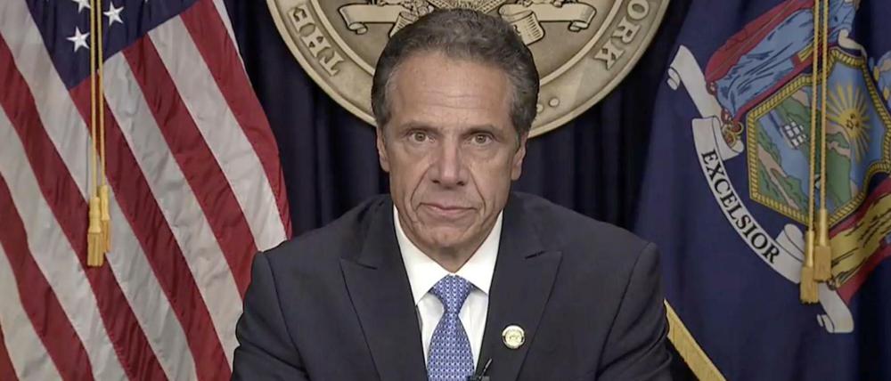 New Yorks Gouverneur Cuomo hat seinen Rücktritt bekanntgegeben.
