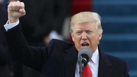 Kämpferische Antrittsrede: Donald Trump als US-Präsident 