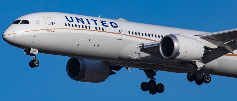 Eine Boeing der US-Fluglinie United Airlines (Symbolbild).