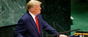 US-Präsident Donald Trump bei seiner dritten Rede vor der UN-Generalversammlung.