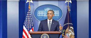 US-Präsident Barack Obama fordert eine Waffenruhe.