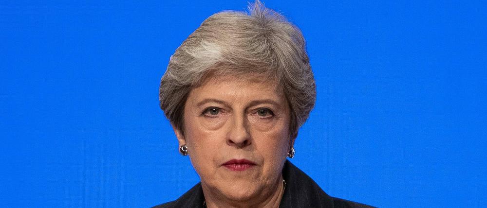Auf einem Parteitag der Konservativen hatte Theresa May die Partei zur Einigkeit aufgerufen. 