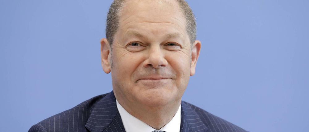 Olaf Scholz, Bundesminister der Finanzen.