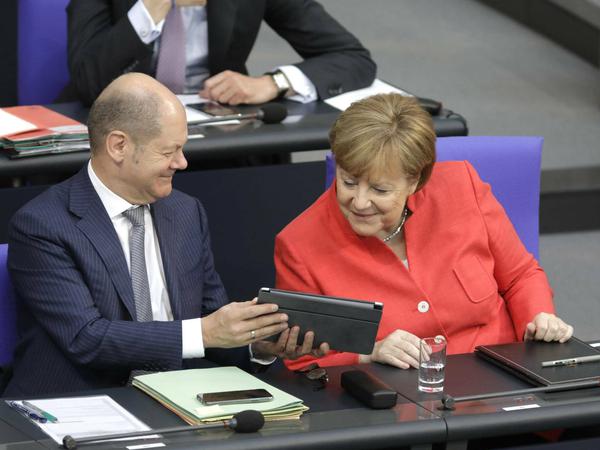 Noch regiert der Vizekanzler mit Kanzlerin Angela Merkel. Aber wird er ihr nachfolgen?