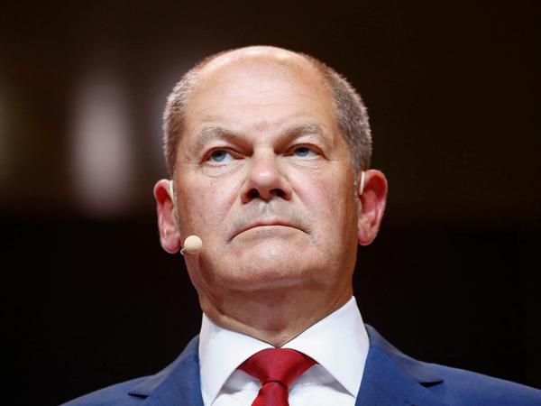 Entschlossen: "Ich will gewinnen", sagt SPD-Kanzlerkandidat Olaf Scholz über die Bundestagswahl 2021.