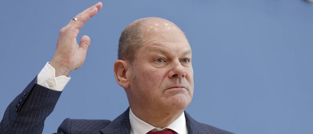 Bundesfinanzminister Olaf Scholz.