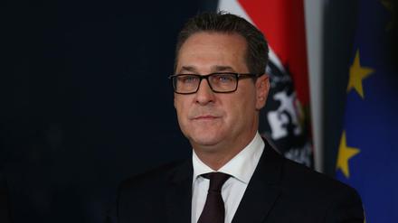 Österreichs Vizekanzler Heinz-Christian Strache (FPÖ). 