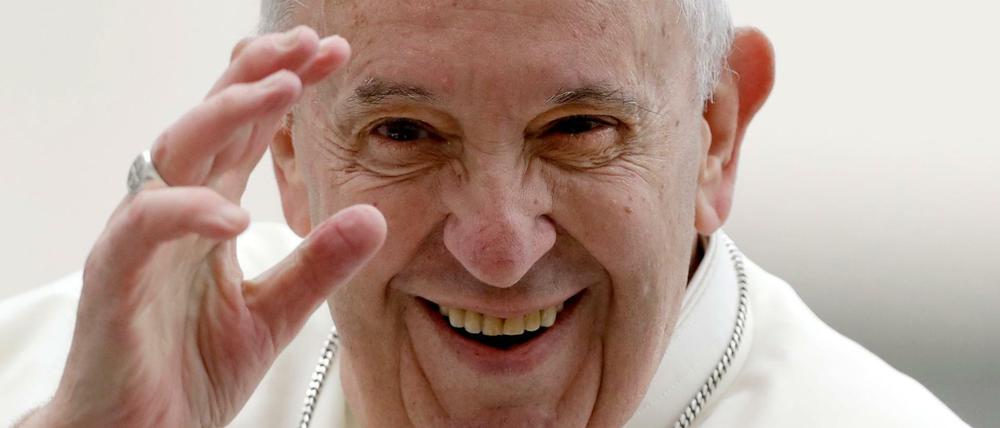 Papst Franziskus sagt: "Kein Mensch kann als mit dem Leben unvereinbar betrachtet werden."