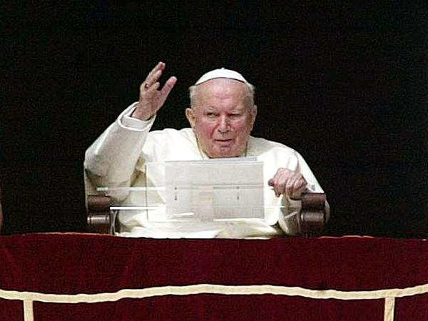 Papst Johannes Paul II. im Jahr 2005.