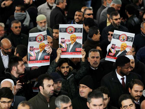 Erinnerung an einen Ermordeten. In Istanbul gab es vor Kurzem eine Gedenkveranstaltung für Jamal Khashoggi.