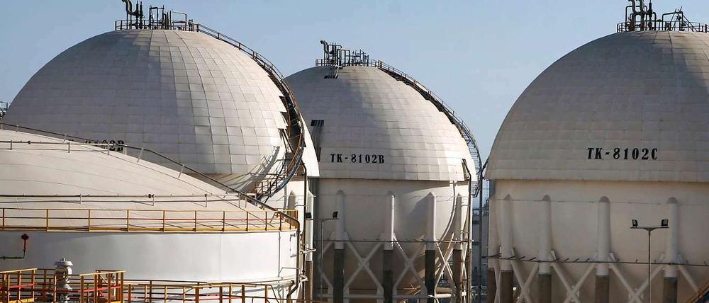 Petrochemische Anlage in der Nähe von Teheran. Iran spürt die Sanktionen gegen seinen Ölsektor empfindlich.
