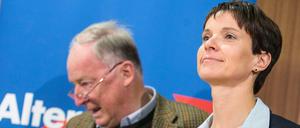 AfD-Chefin Frauke Petry und ihr Vize Alexander Gauland am Freitag in Berlin.