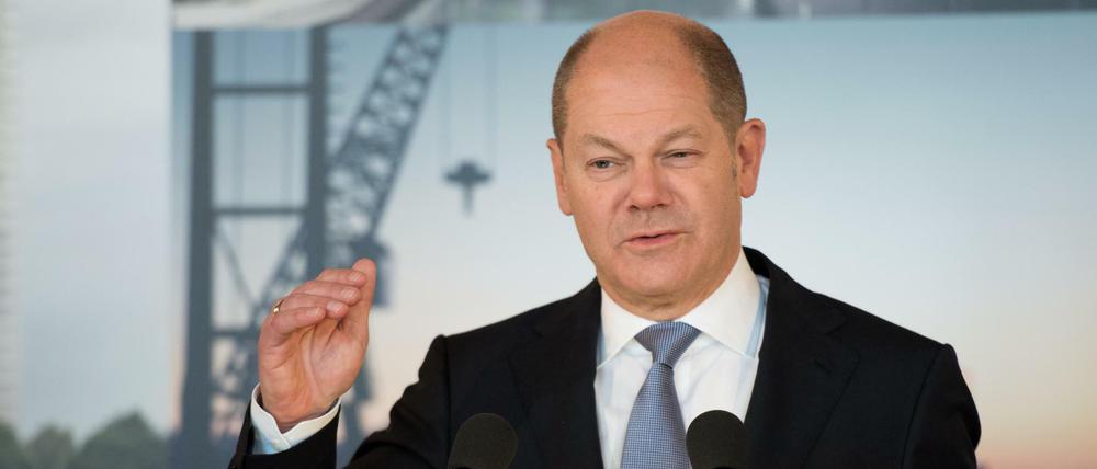 Wird als Finanzminister gehandelt: Hamburgs Erster Bürgermeister Olaf Scholz.