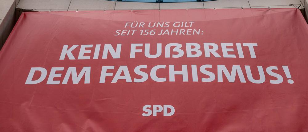 Die SPD kämpft seit 156 Jahren gegen den Faschismus – obwohl es ihn damals noch gar nicht gab.