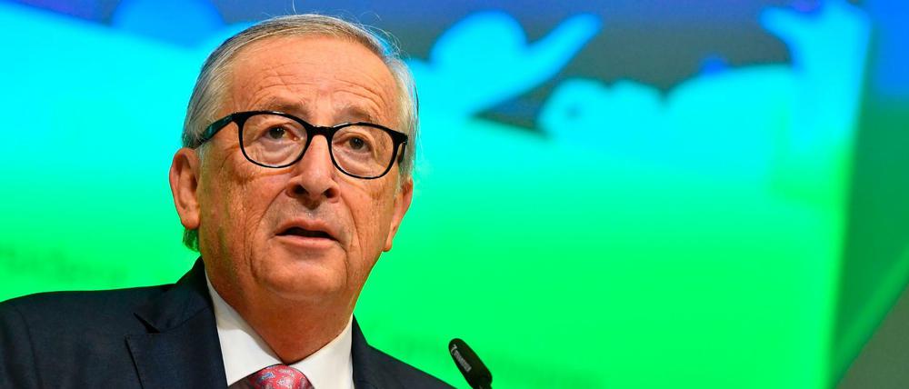 Jean-Claude Juncker Ende September bei einer Rede in Brüssel.