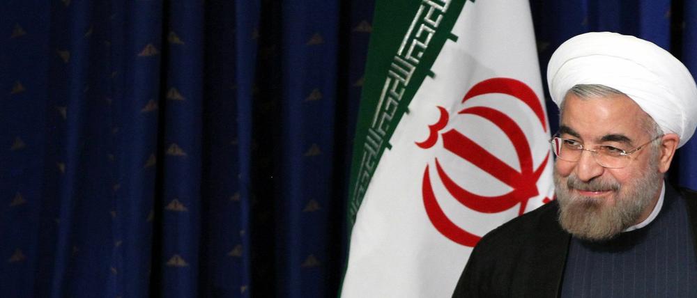 Irans Staatschef Hassan Ruhani hat sich für das Atomabkommen eingesetzt und hofft auf eine Ende der Sanktionen.