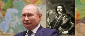 Putin sieht Peter den Großen als sein Vorbild. 
