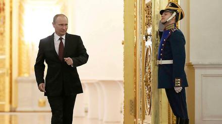 Gewagter Vergleich: Wladimir Putin fühlt sich beim Kampf um die Krim an den Tempelberg erinnert.