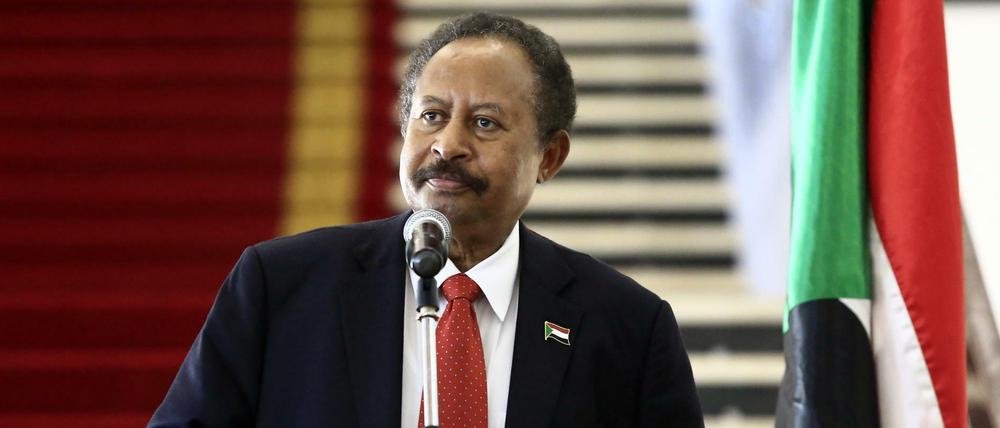 Abdullah Hamduk, sudanesische Regierungschef ist nach einem Putsch vom Militär festgenommen worden.
