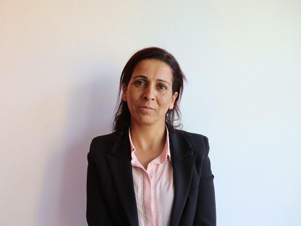 Aisha Hesso, Ko-Vorsitzende der kurdischen Democratic Union Party (PYD) in Syrien.