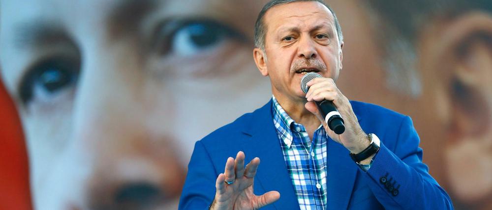 Der türkische Präsident Recep Tayyip Erdogan duldet nur noch Medien, die ihm huldigen.