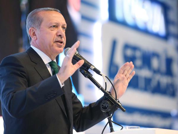 Der Staatspräsident der Türkei, Recep Tayyip Erdogan. 